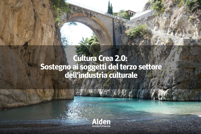 Cultura Crea 2.0: Sostegno ai soggetti del terzo settore dell'industria culturale